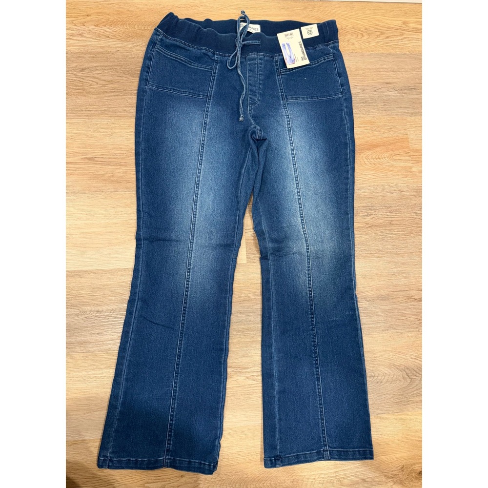 Women mid rise bootleg pants XL